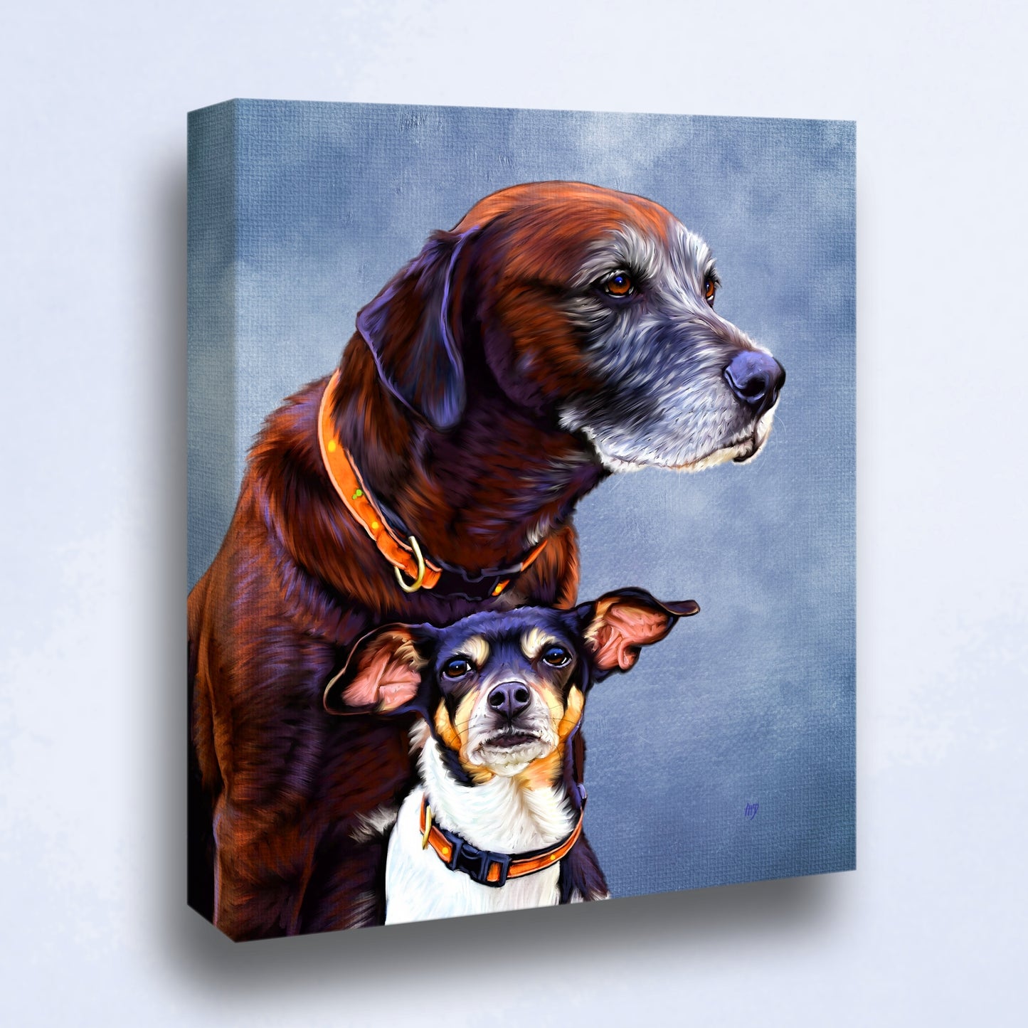 Toned Down Blue Background
