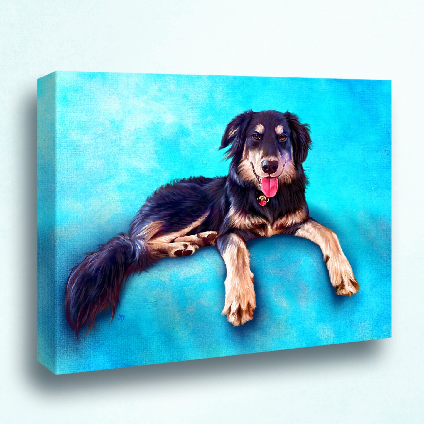 Turquoise Blue Background